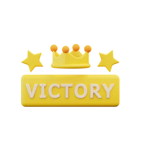 Victory 3D Illustration
