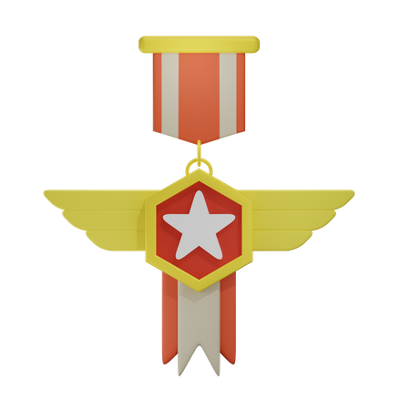 Victory Badge  3D Icon