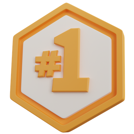 Victory Badge  3D Icon