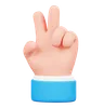 Victory Hand Gesture