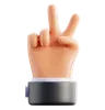 Victory Hand Gesture