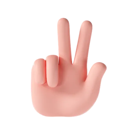 Hand Gestures Icons Set 3D Illustration