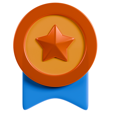 Victory Medal  3D Icon