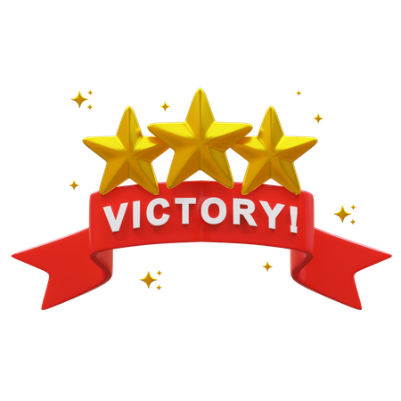 Victory Medal  3D Icon