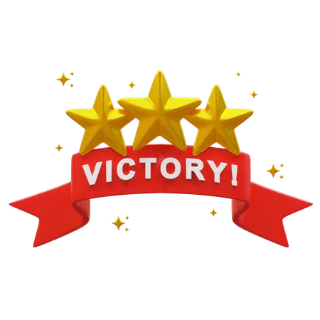 Victory Medal  3D Icon