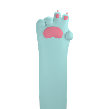 Victory Paw Hand Gesture 3D Icon