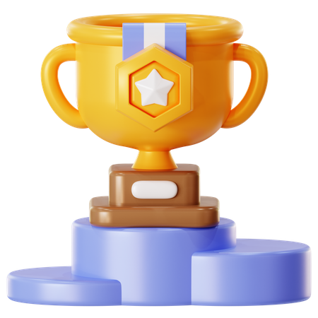 Victory Podium  3D Icon