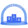 sports ranking 3d logo