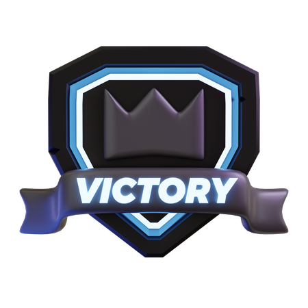 Victory Shield  3D Icon