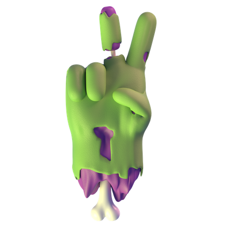 Victory Zombie Hand  3D Icon