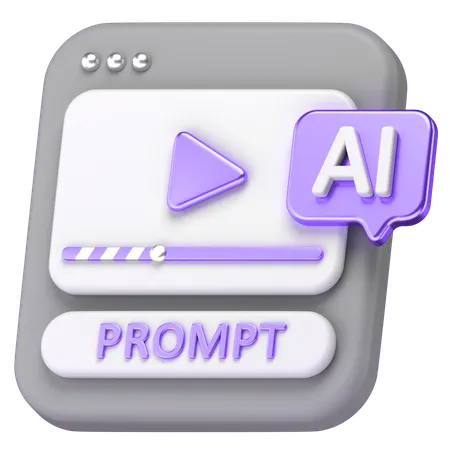 Video  3D Icon