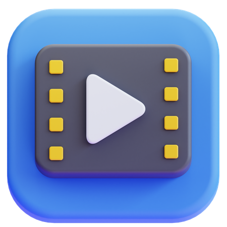 Video  3D Icon