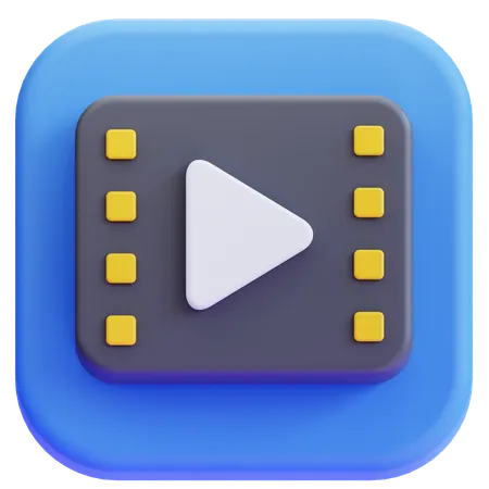 Video  3D Icon