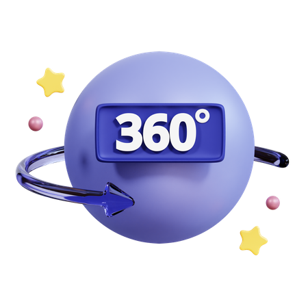 Vidéo à 360 degrés  3D Icon