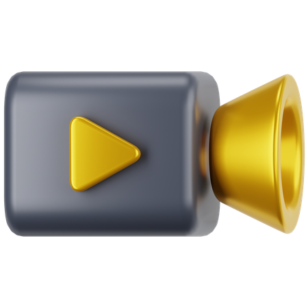 Video  3D Icon