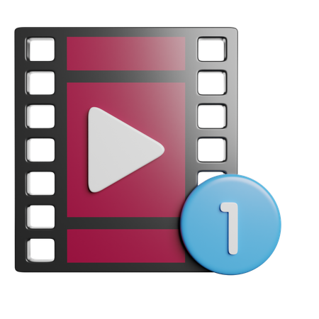 Video  3D Icon