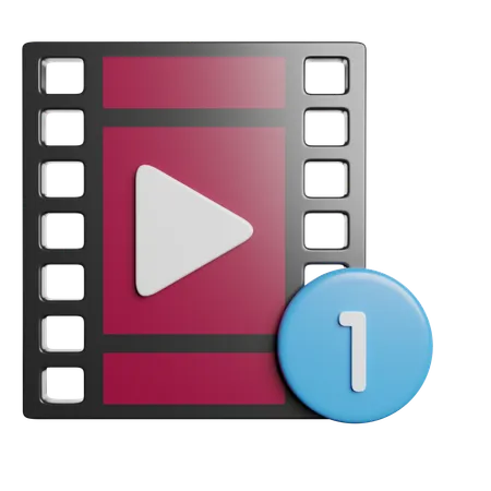 Video  3D Icon