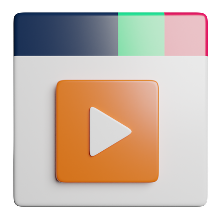 Video  3D Icon