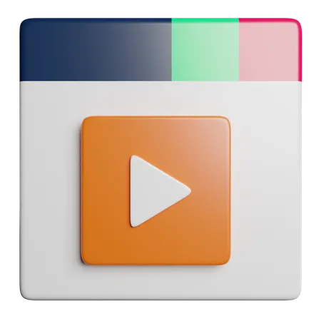 Video  3D Icon