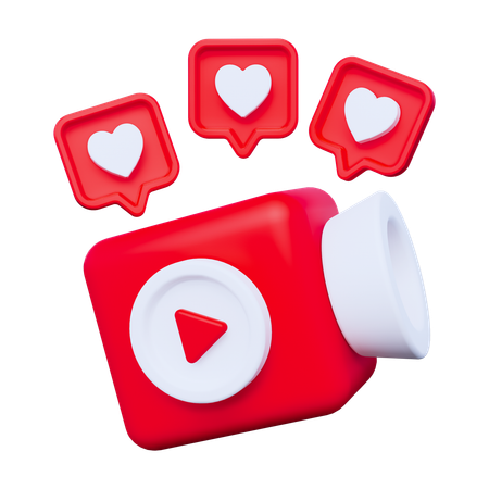 Video  3D Icon