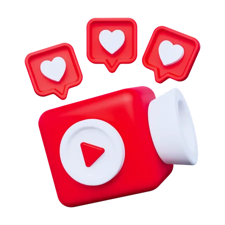 Video  3D Icon