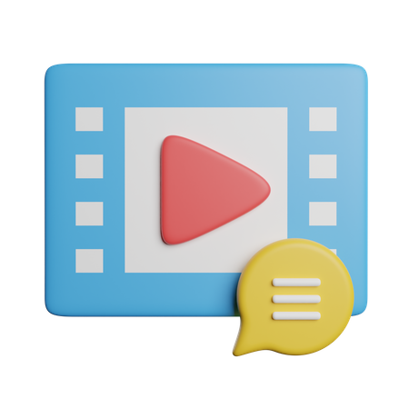 Video  3D Icon