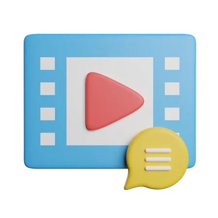 Video  3D Icon