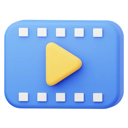 Video  3D Icon