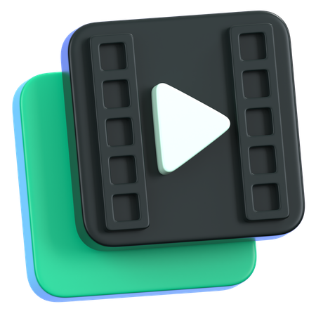 Video  3D Icon