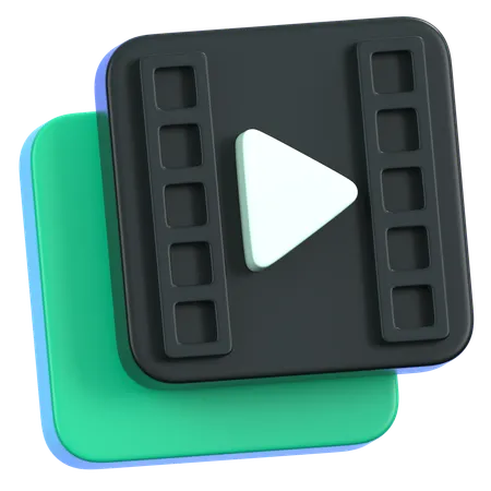Video  3D Icon