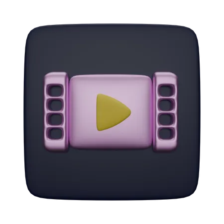 Video  3D Icon