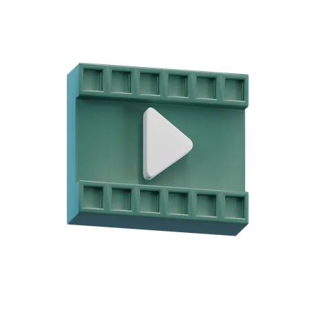 Video  3D Icon