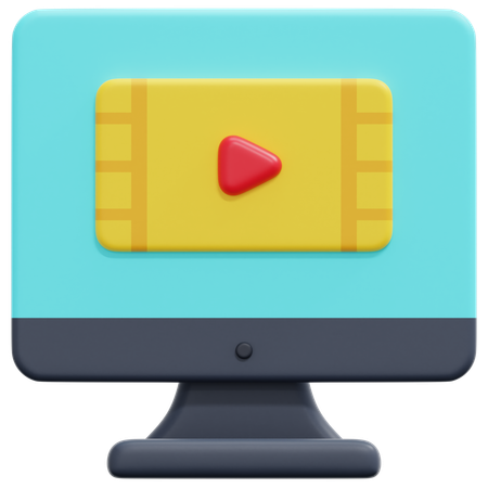 Video  3D Icon