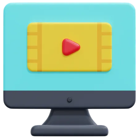 Video  3D Icon