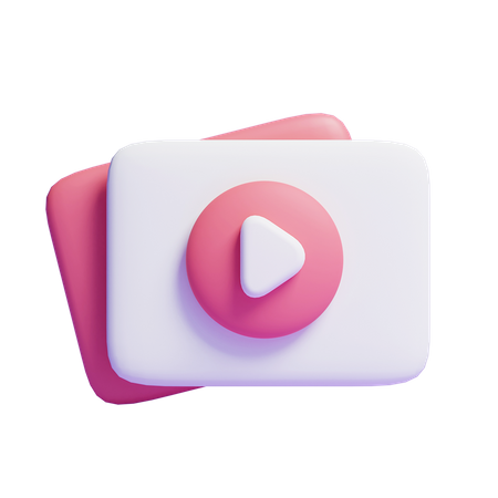 Video  3D Icon