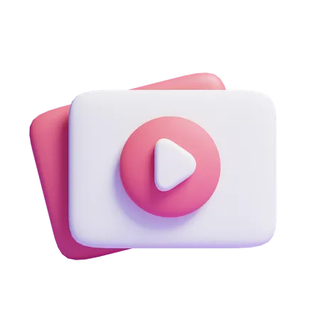 Video  3D Icon