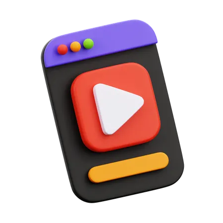 Video  3D Icon