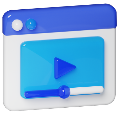 Video  3D Icon