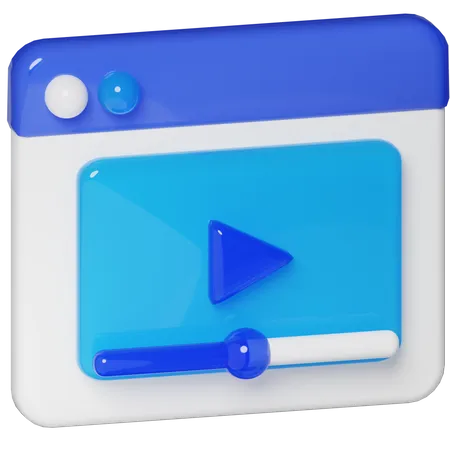 Video  3D Icon