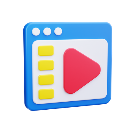 Video  3D Icon