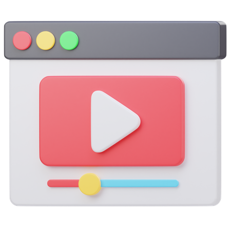 Video  3D Icon