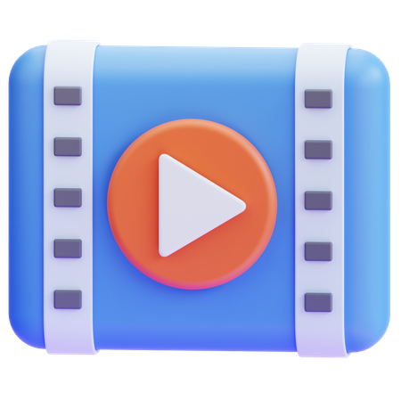 Video  3D Icon