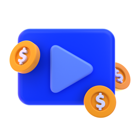 비디오 광고  3D Icon