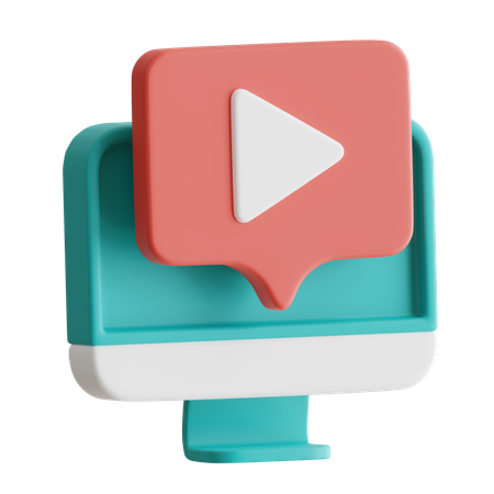 Video Ads  3D Icon