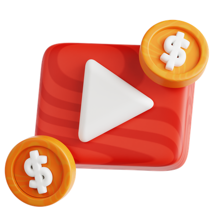 Video Ads  3D Icon