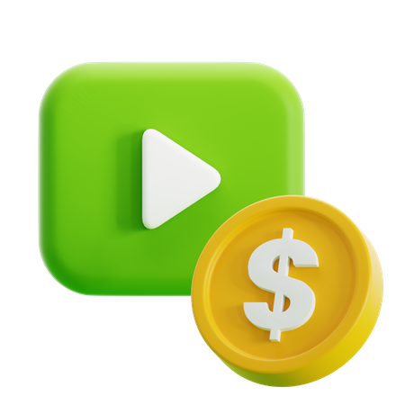 Video Ads  3D Icon