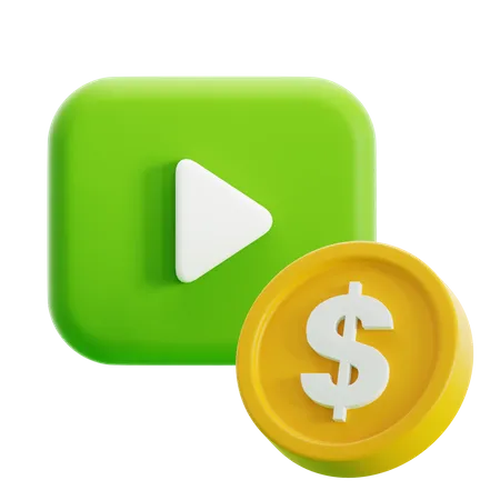 Video Ads  3D Icon