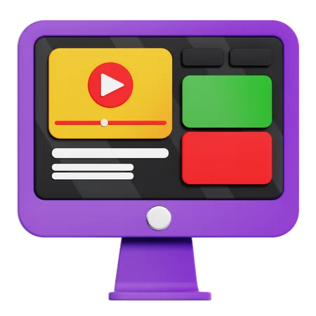 Video Ads  3D Icon