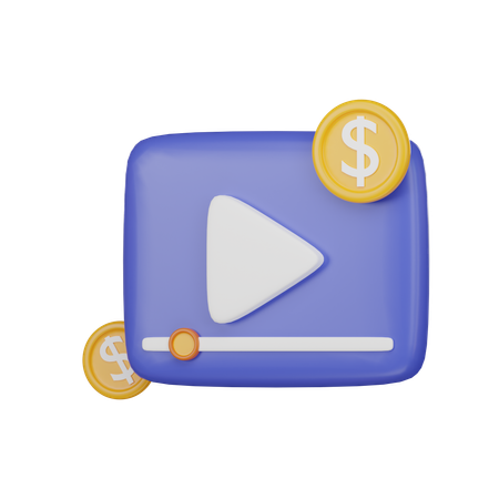 Video Ads  3D Icon