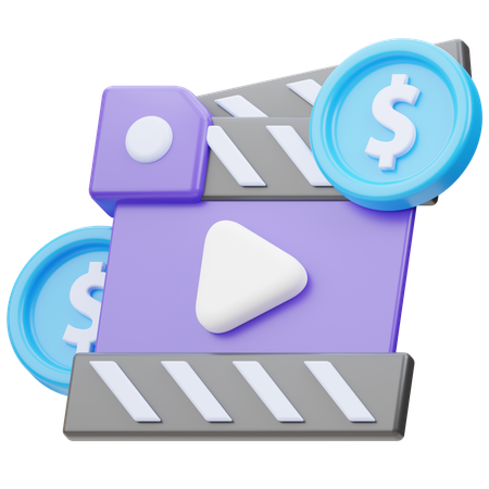 Video Ads  3D Icon